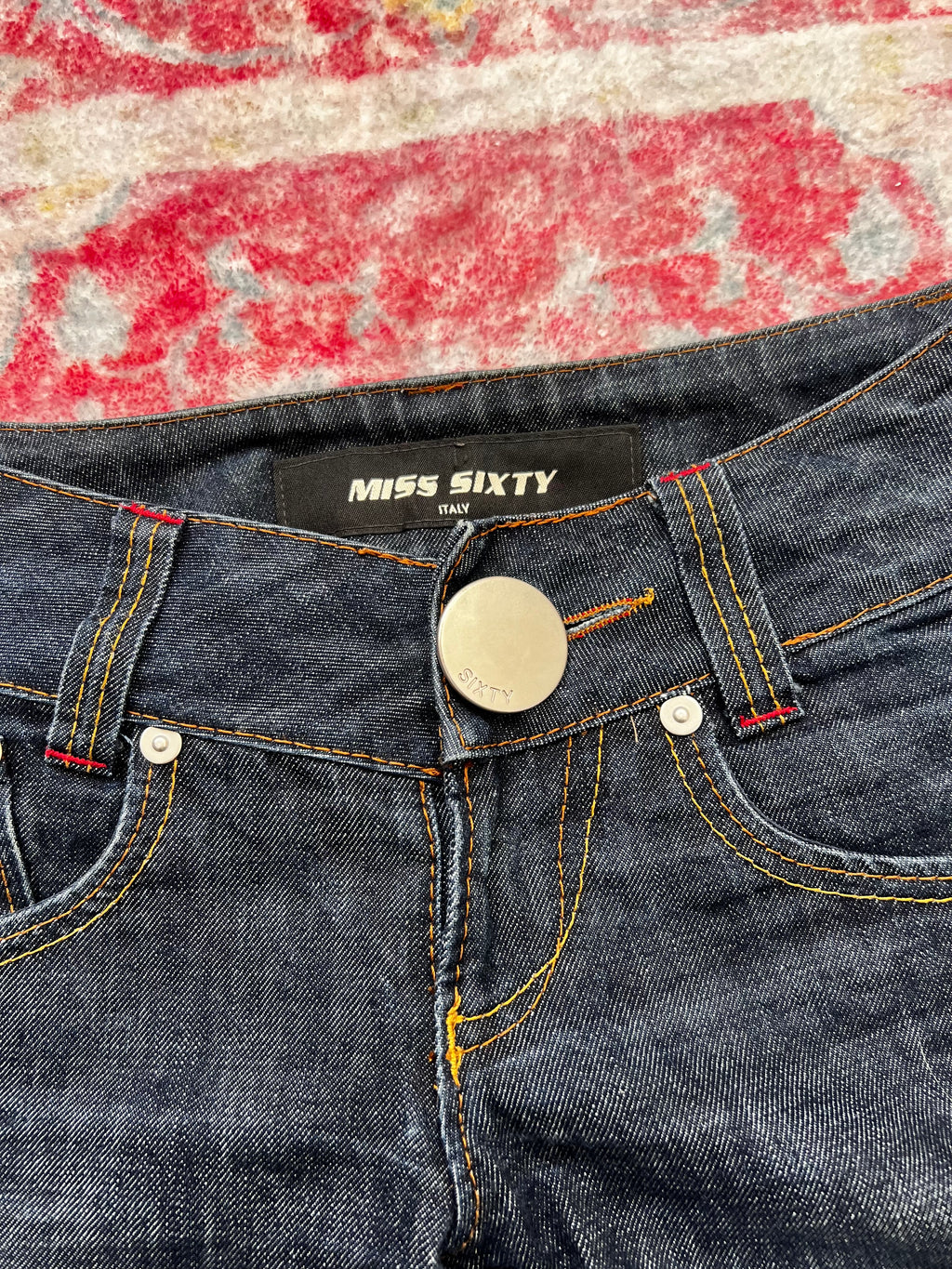 Miss Sixty low rise straight leg jeans