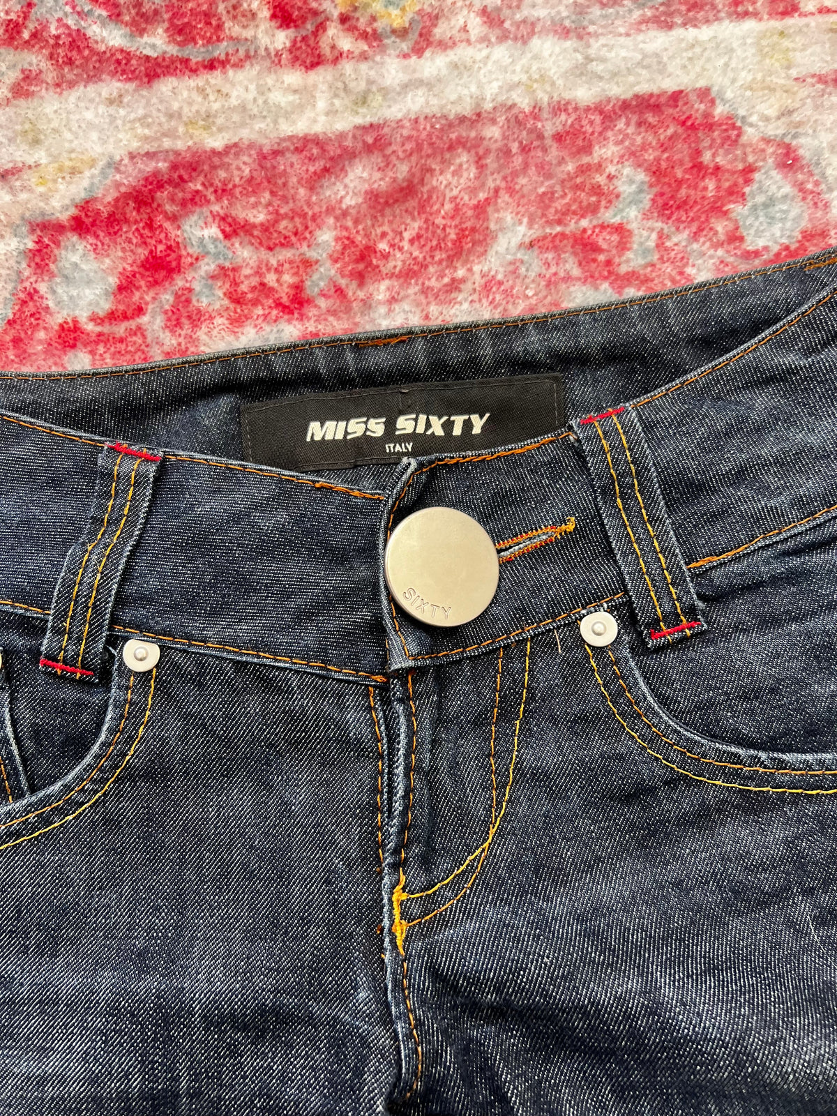 Miss Sixty low rise straight leg jeans